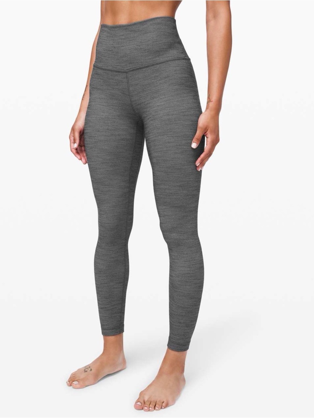 Lululemon Mini Heathered Herringbone Align Leggings - size 4